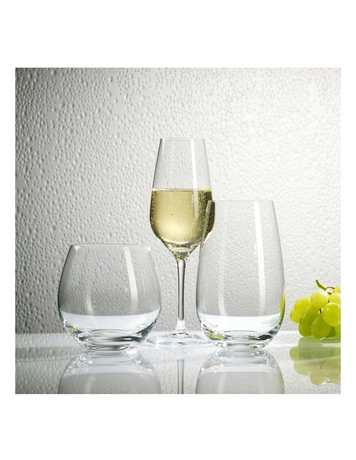 Entree Champagne Flute Set 4 Pieces in Clear image 2
