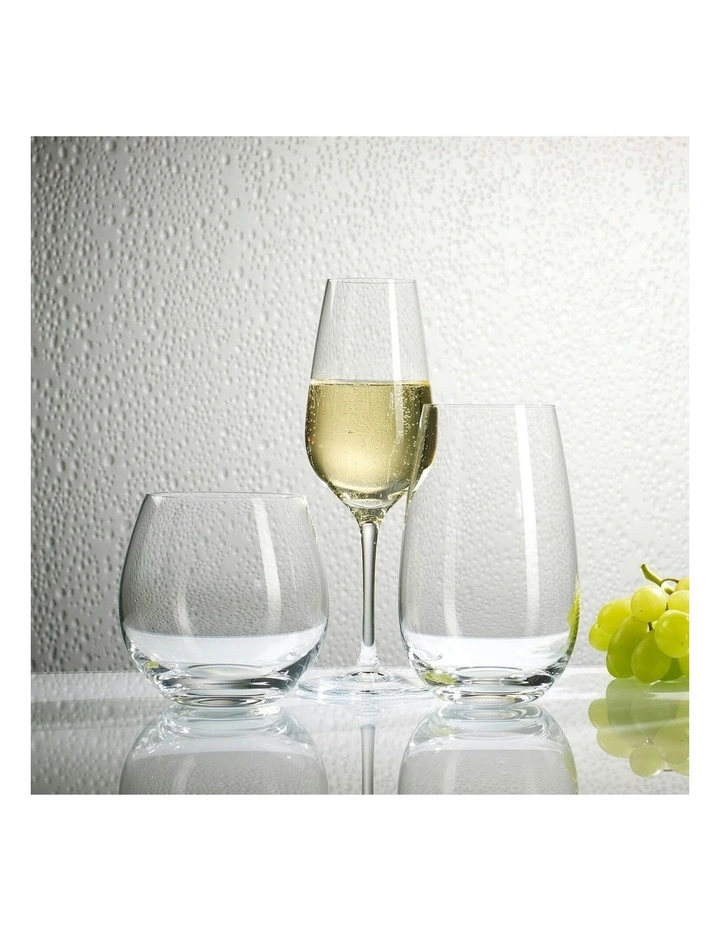 Entree Tumbler Glass 3 Set 4 Pieces in Clear image 2