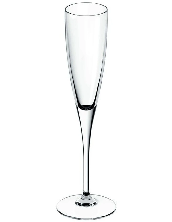 Maxima Champagne Flute Glass Set Of 4 in Clear image 1