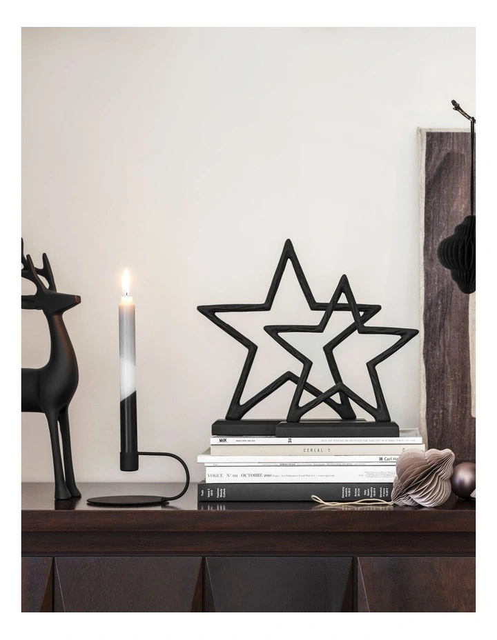Large Size Xmas Star in Black image 2