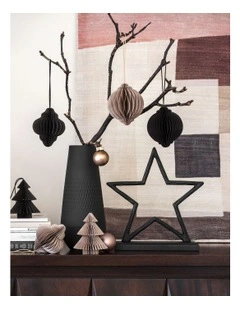 Small Size Xmas Star in Black