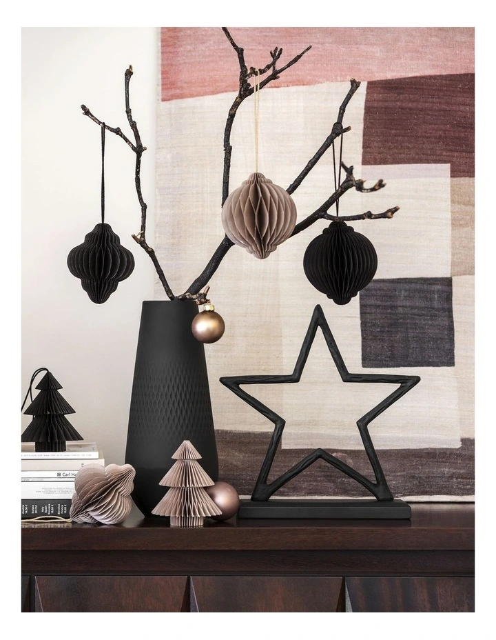 Small Size Xmas Star in Black image 1