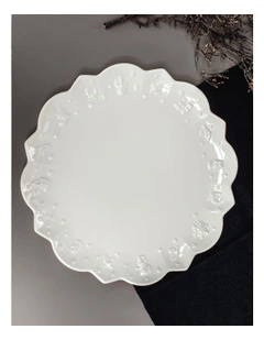 Toy's Delight Royal Classic Flat Plate in White