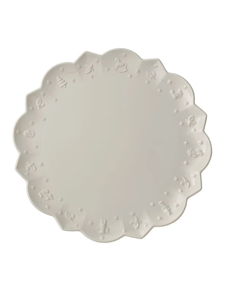Toy's Delight Royal Classic Buffet Plate in White image 1