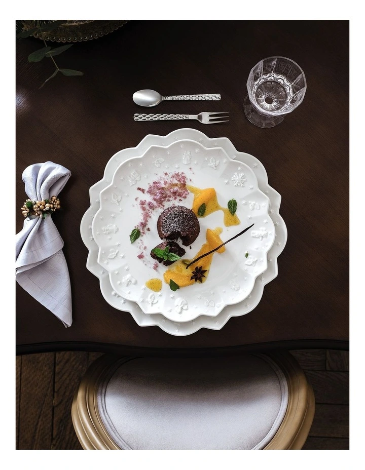 Toy's Delight Royal Classic Buffet Plate in White image 2