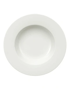 Noblesse Deep Plate in White
