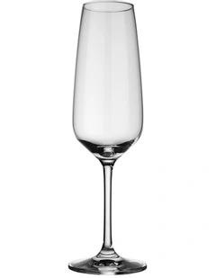 Voice Basic Champagne Glass Set 4 Pieces in Clear