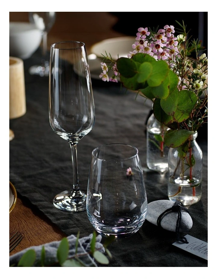 Voice Basic Champagne Glass Set 4 Pieces in Clear image 2