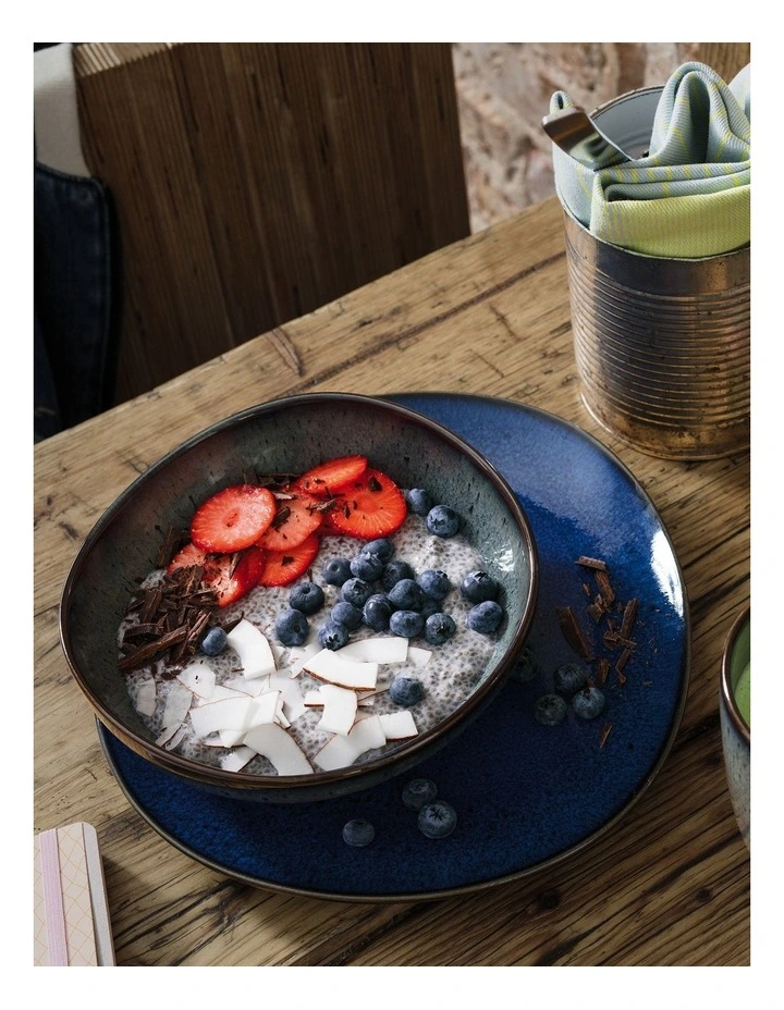 Lave Bleu Salad Plate in Blue image 2