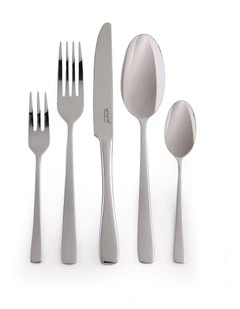 Voice Basic Besteck Cutlery Set 30 Pieces in Silver