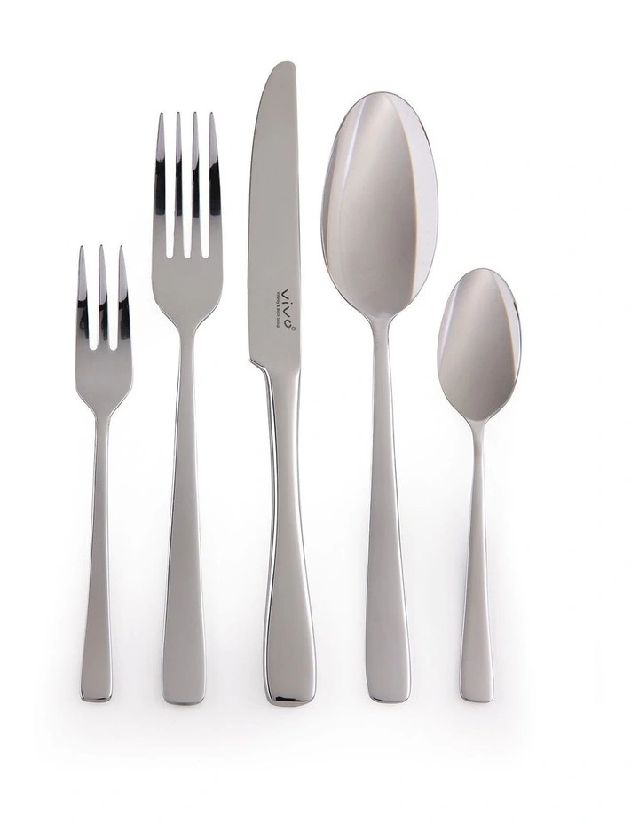 Voice Basic Besteck Cutlery Set 30 Pieces in Silver image 1
