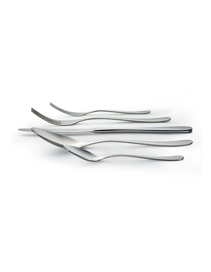 New Fresh Basic Besteck Cutlery set 24 Pieces in Silver image 2
