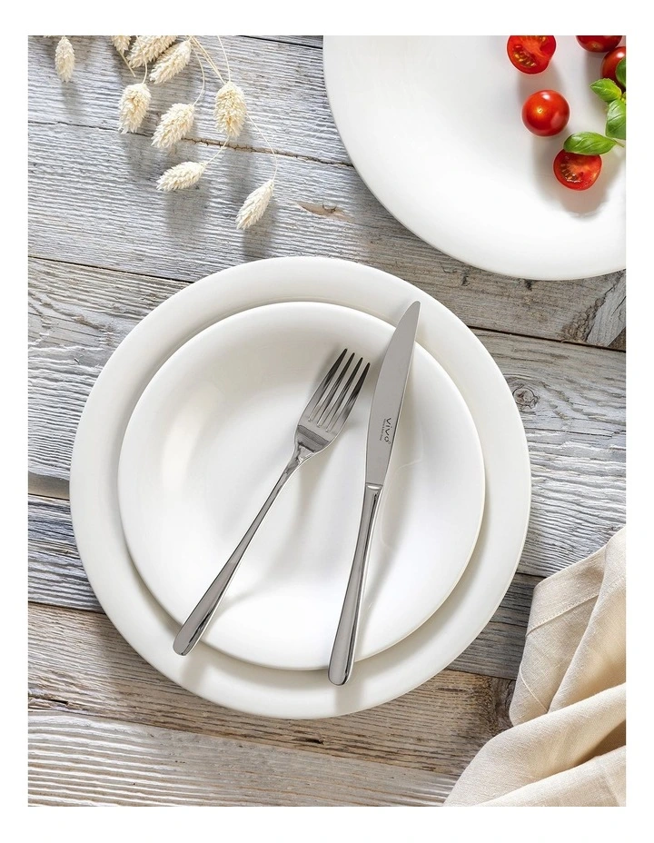 New Fresh Basic Besteck Cutlery set 24 Pieces in Silver image 4
