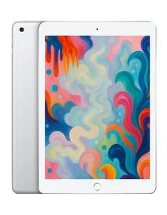 Apple iPad 6th Gen 9.7 WiFi   Cellular 128GB Silver - As New