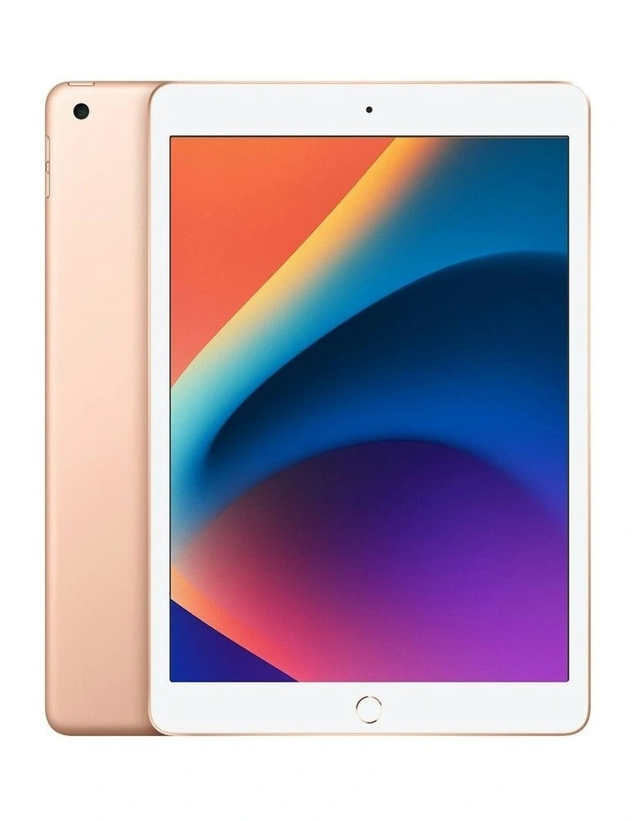 iPad 8th Gen 10.2 inch WiFi Cellular 128GB Refurbished in Gold image 1