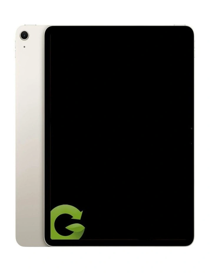 iPad Air 6th Gen 2024 13 inch M2 128GB WiFi 5G Starlight Refurbished image 1