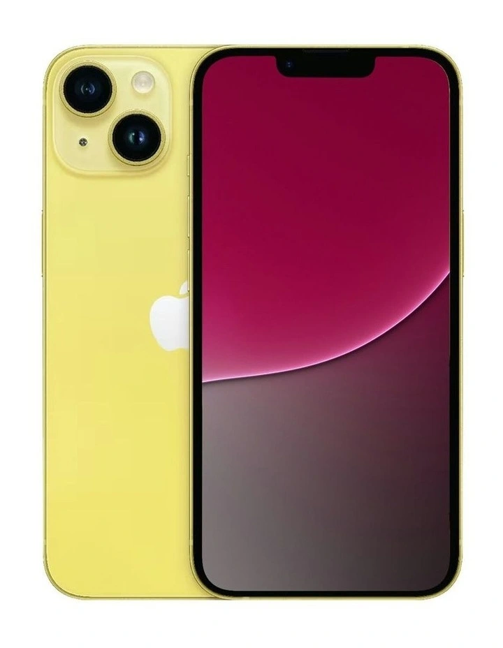 Apple iPhone 14 New Battery Yellow Refurbished (Assurant Services Australia Pty Ltd ABN 18 613 632 367) image 1
