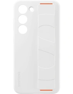Galaxy S23 Silicone Grip Case in White