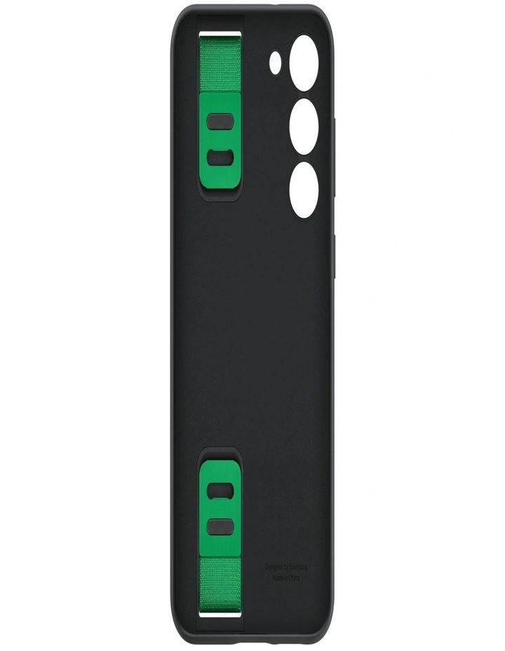 Galaxy S23+ Silicone Grip Case in Black image 3