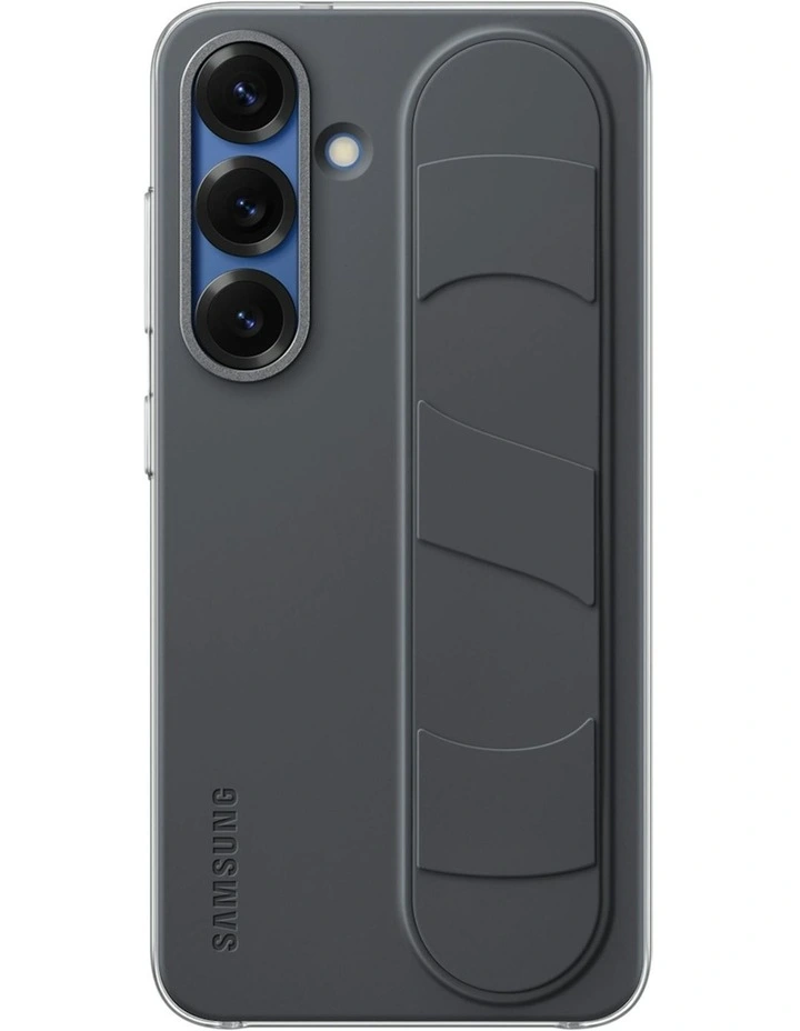 Galaxy S25 Standing Grip Case in Black image 1