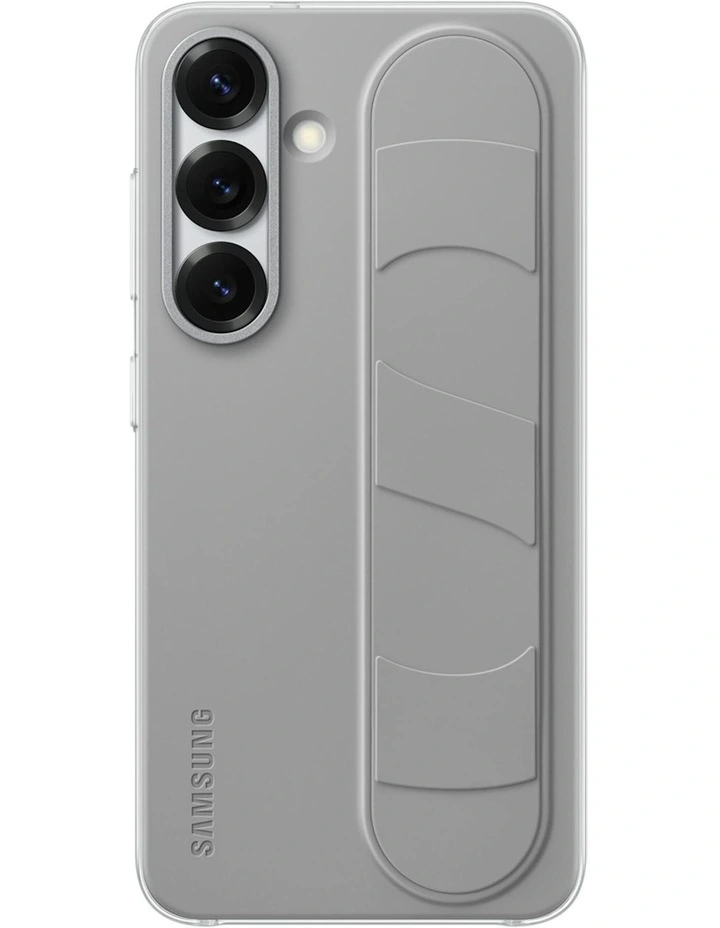 Galaxy S25 Standing Grip Case in Gray image 1
