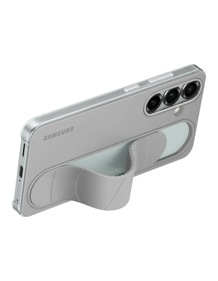 Galaxy S25 Standing Grip Case in Gray image 4