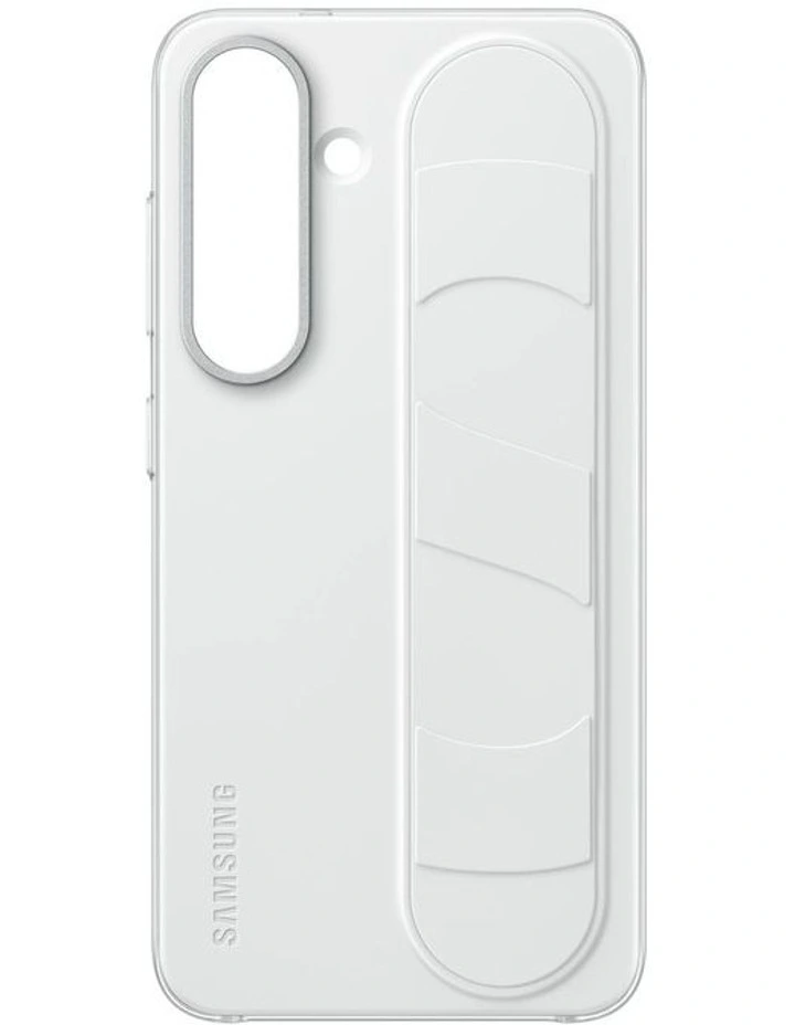 Samsung Galaxy S25 Standing Grip Case in White image 5