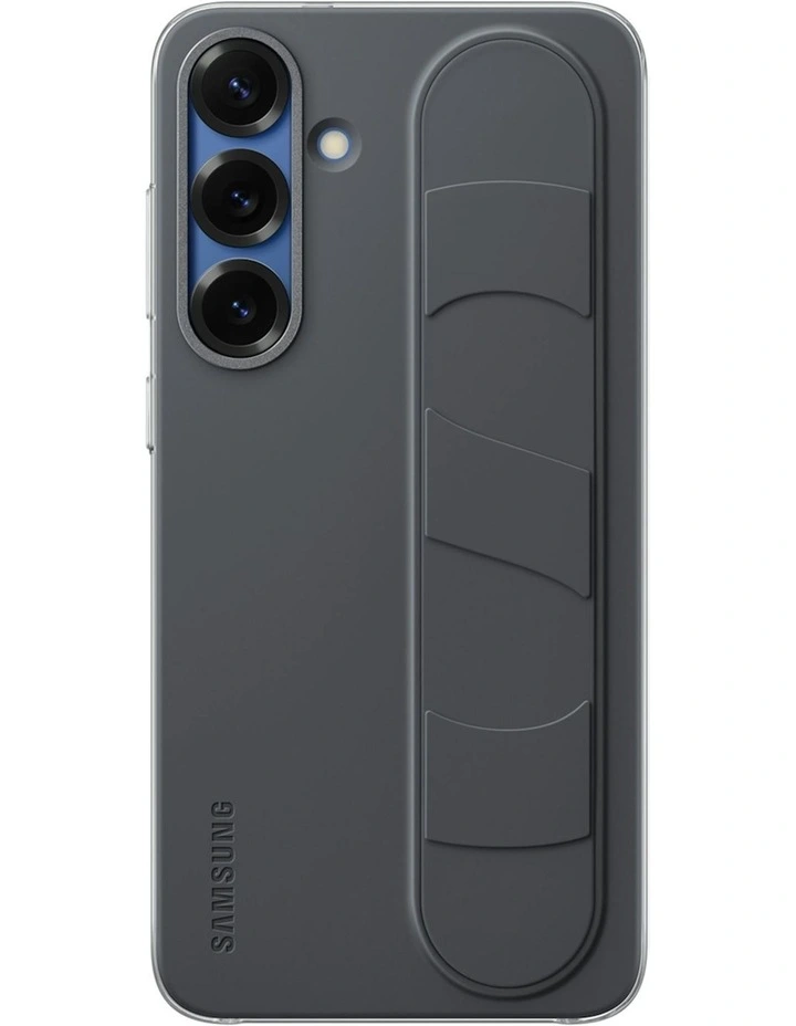 Galaxy S25+ Standing Grip Case in Black image 1