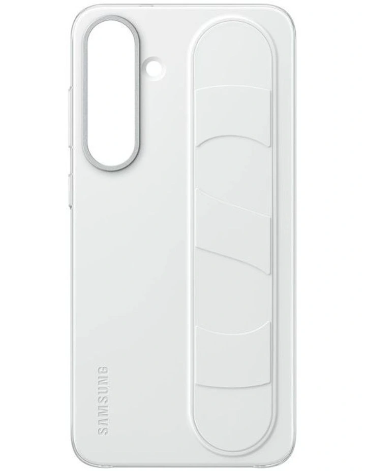 Galaxy S25+ Standing Grip Case in White image 5