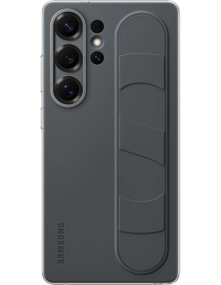 Galaxy S25 Ultra Standing Grip Case in Black image 1