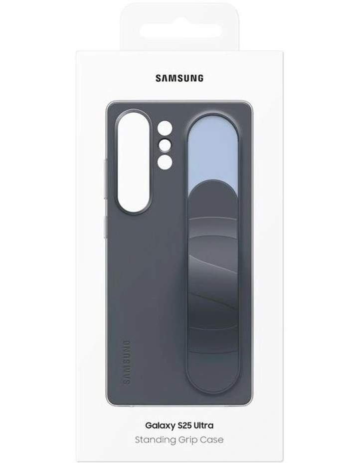 Galaxy S25 Ultra Standing Grip Case in Black image 7