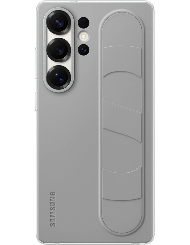 Galaxy S25 Ultra Standing Grip Case in Gray image 1