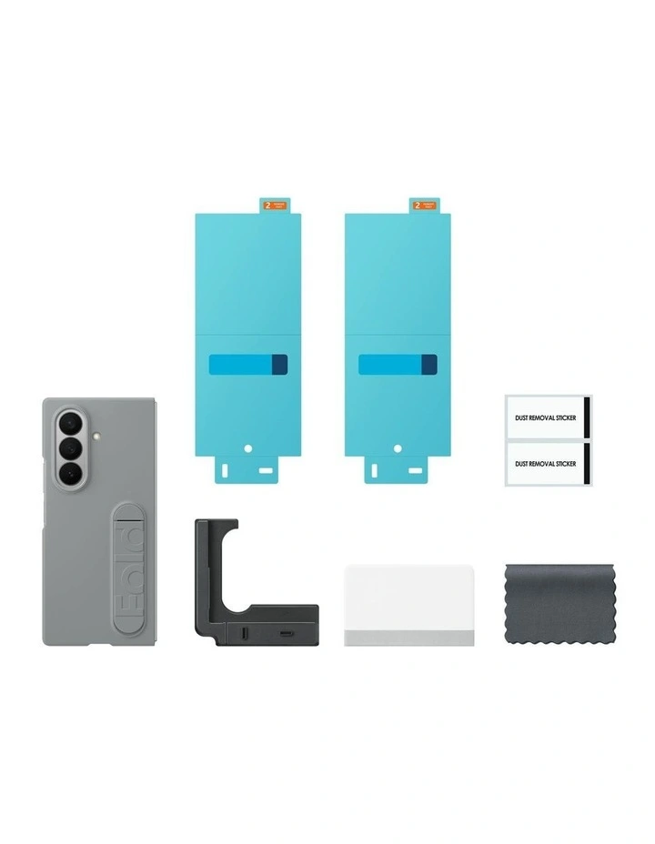 Galaxy Z Fold7 Silicone Case in Gray image 6