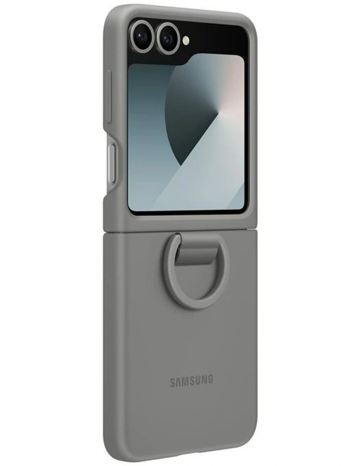 Samsung Galaxy Z Flip6 Silicone Case Gray image 4