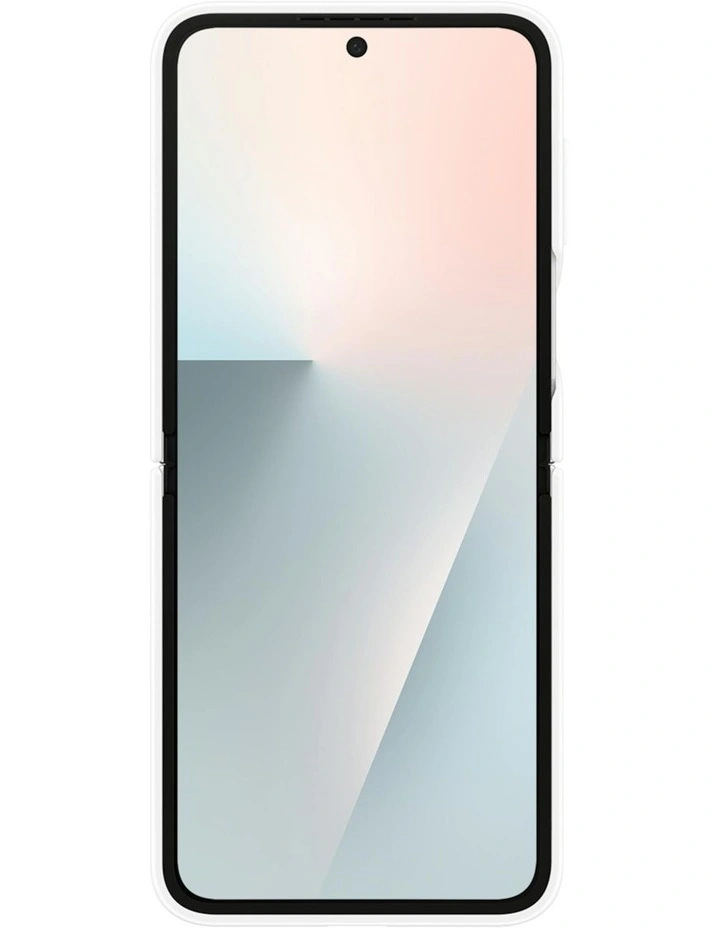 Galaxy Z Flip7 FE Flip6 Silicone Case in White image 2
