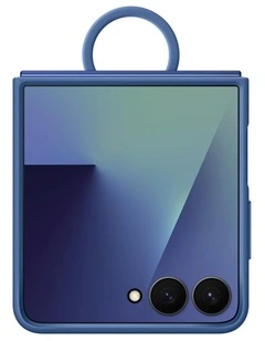 Galaxy Z Flip7 Ring Case Silicone in Blue