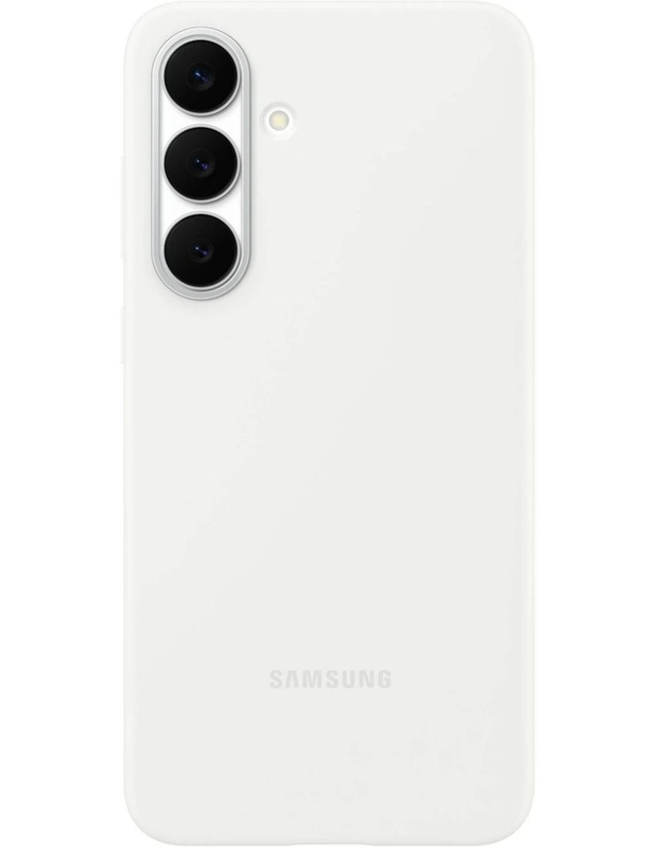 Galaxy S25 FE Silicone Case in White image 1