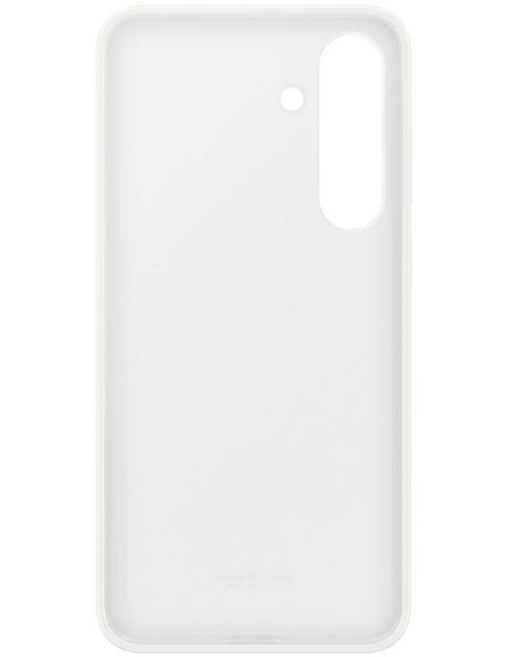 Galaxy S25 FE Silicone Case in White image 5