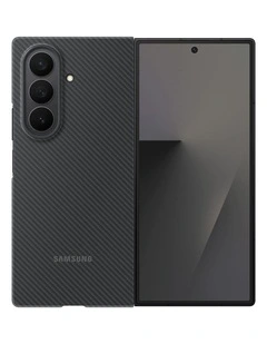 Galaxy Z Fold 7 Carbon Shield Case in Black