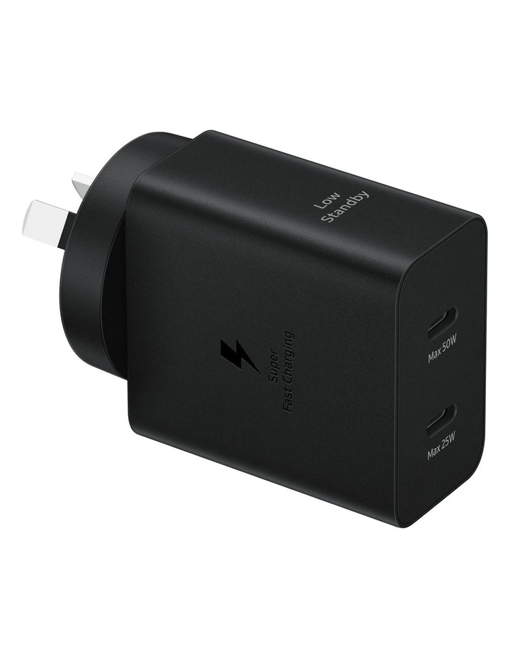 Power Adapter Duo 50W in Black image 2