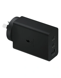 Power Adapter Trio 65W in Black