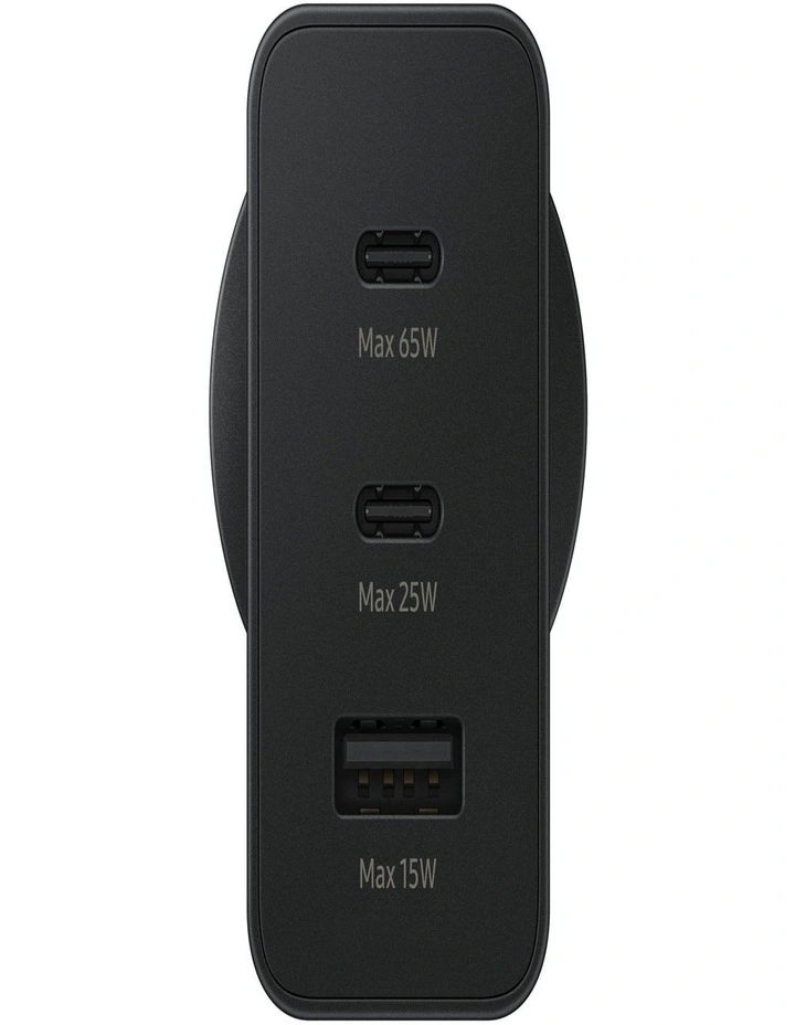 Power Adapter Trio 65W in Black image 3