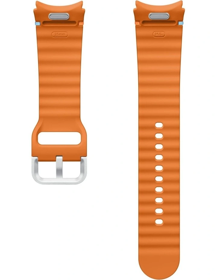 Galaxy Watch7 Sport Band in Medium/Large Orange image 2