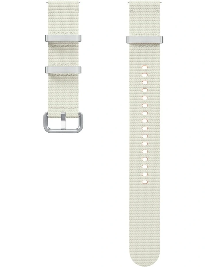 Galaxy Watch7 Athleisure Band Small/Medium in Cream image 1