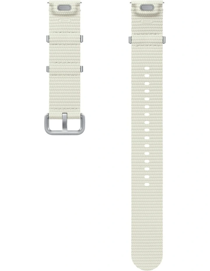 Galaxy Watch7 Athleisure Band Small/Medium in Cream image 2