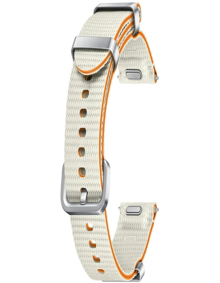 Galaxy Watch7 Athleisure Band Small/Medium in Cream image 3