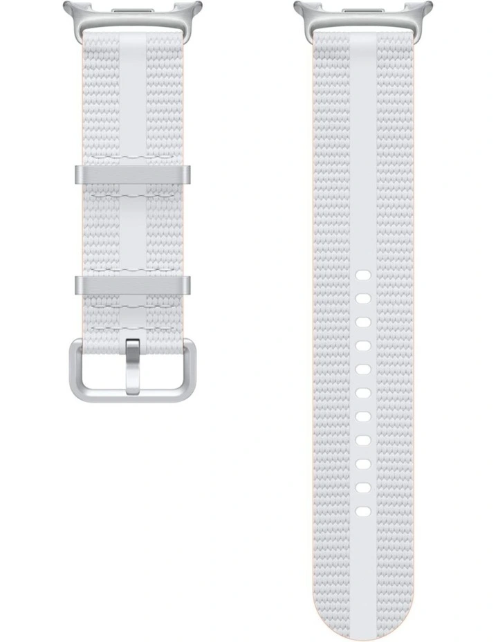 Galaxy Watch8 Classic Athleisure Band (M/L) in White image 1