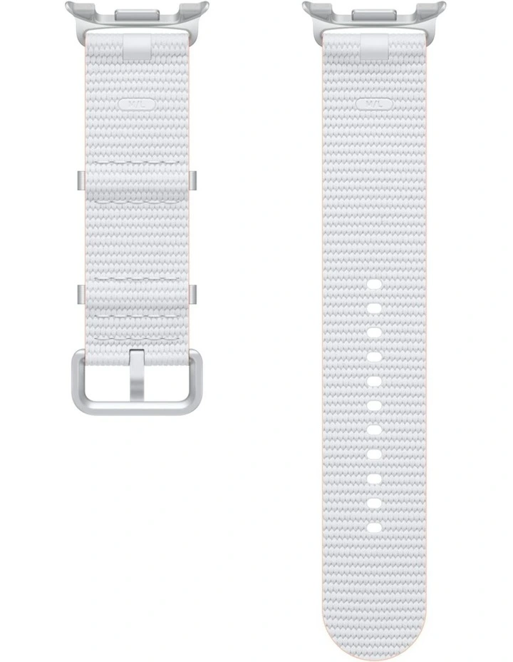 Galaxy Watch8 Classic Athleisure Band (M/L) in White image 2