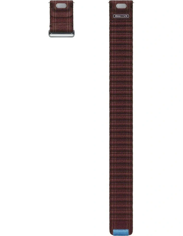 Galaxy Watch7 Fabric Band S/M in Burgundy image 2