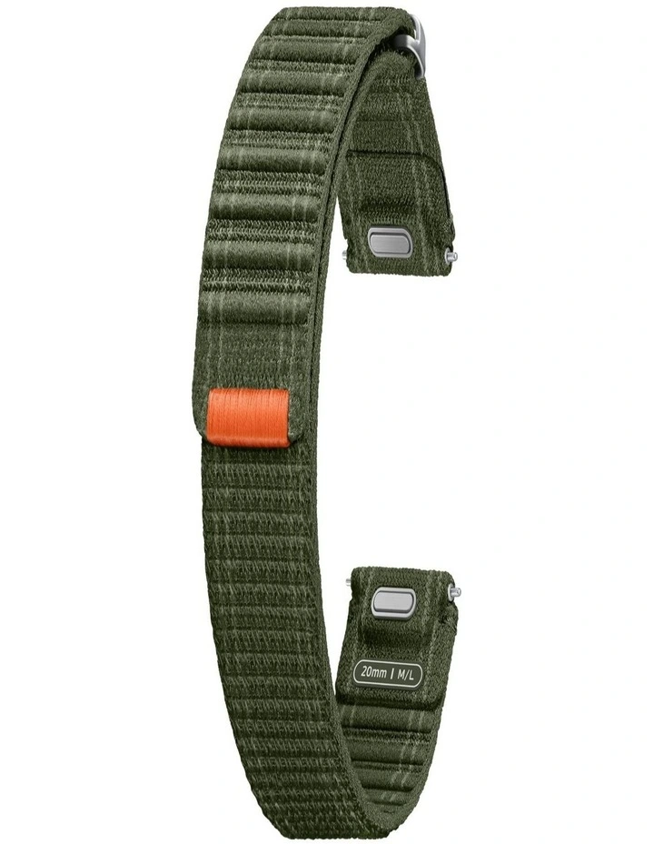 Galaxy Watch7 Fabric Band M/L in Green image 3